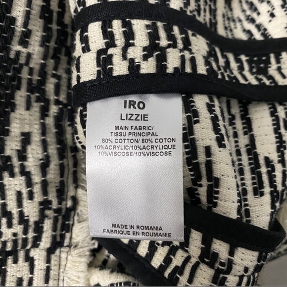 IRO Lizzie Tweed Jacket Size 36 - Picture 8 of 12